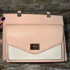Kate Spade Colorblock Pink & Cream Crossbody / Satchel